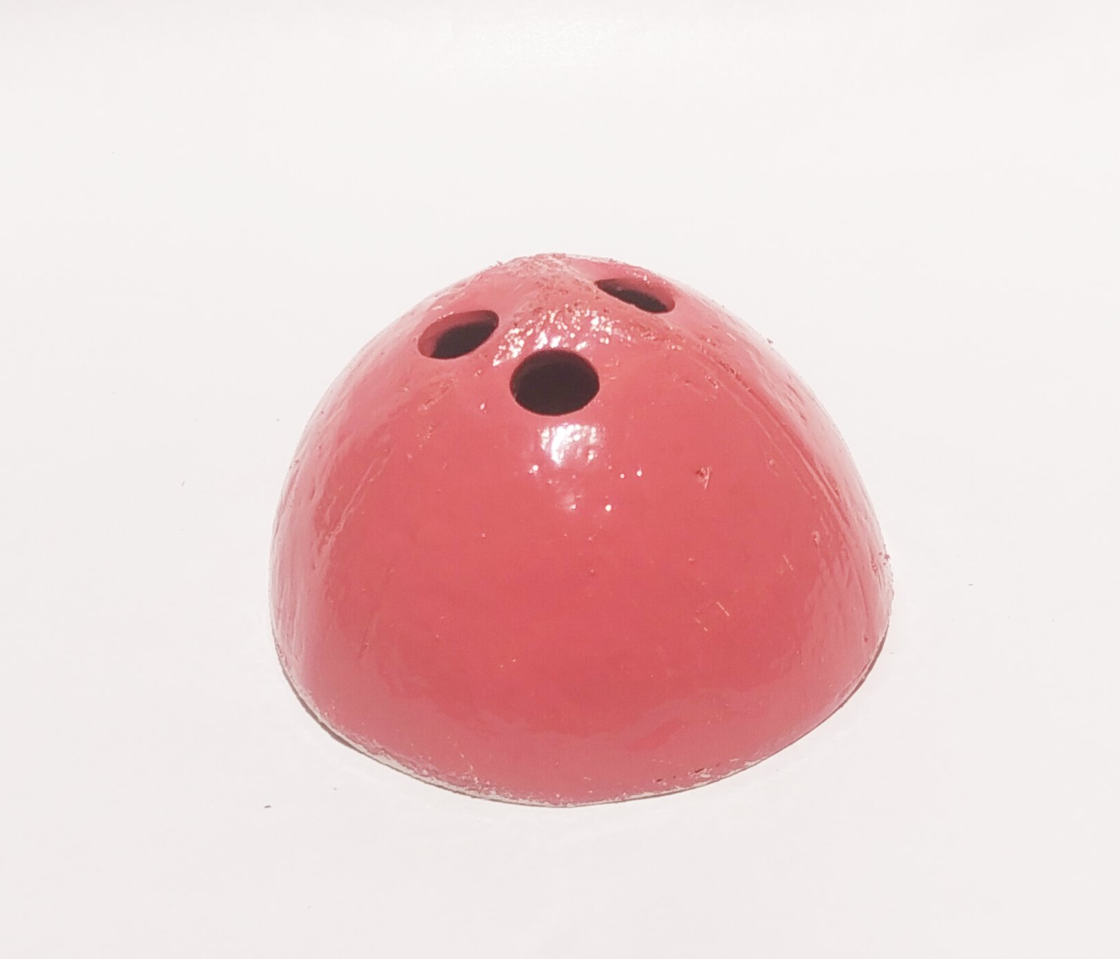 Handmade Coconut Shell Mini Pen Stand - Pink (Style 2) - Image 2