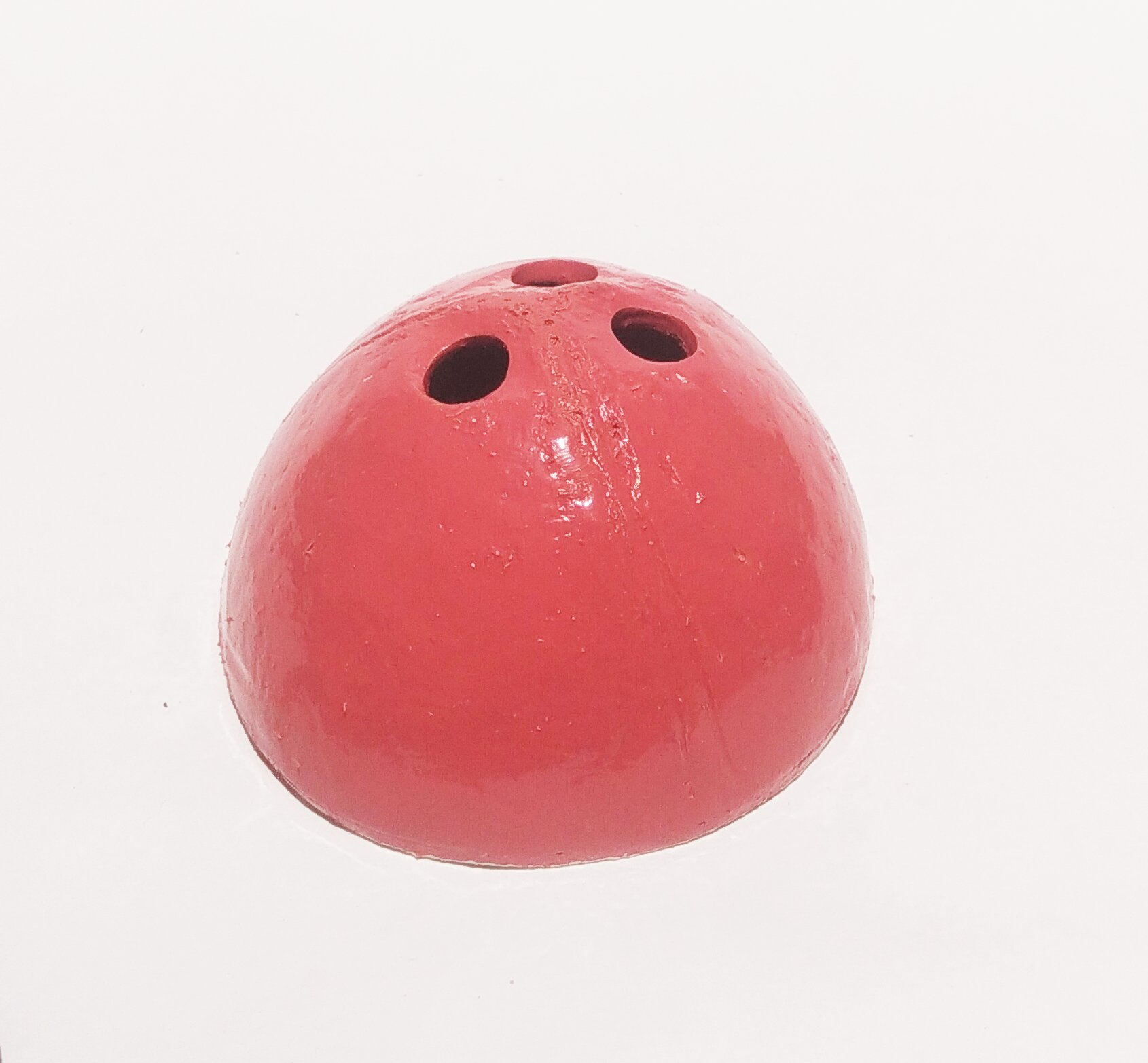 Handmade Coconut Shell Mini Pen Stand - Pink (Style 2) - Handcrafted Product
