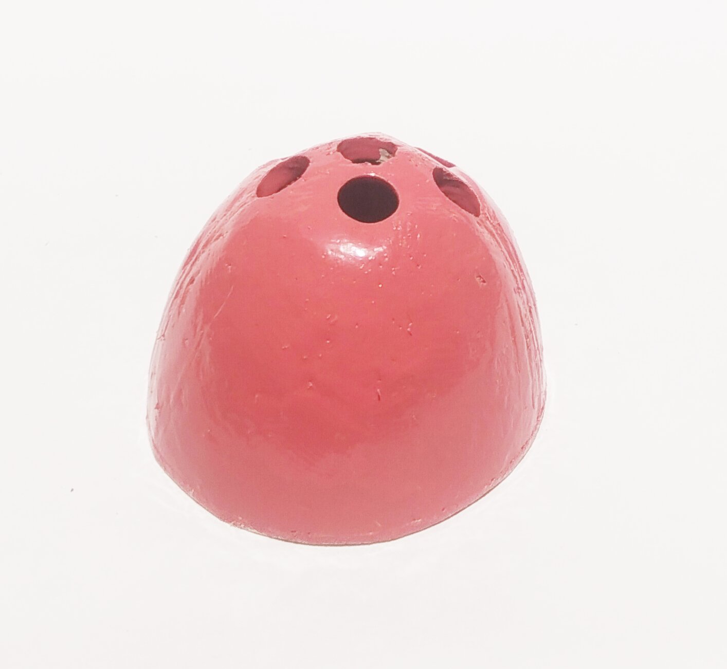 Handmade Coconut Shell Mini Pen Stand - Pink (Style 1) - Handcrafted Product