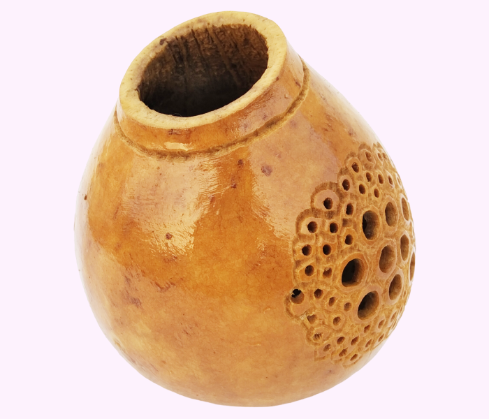 Hand-Carved Bottle Gourd Showpiece & Unique Natural Home Decor Art - Image 2