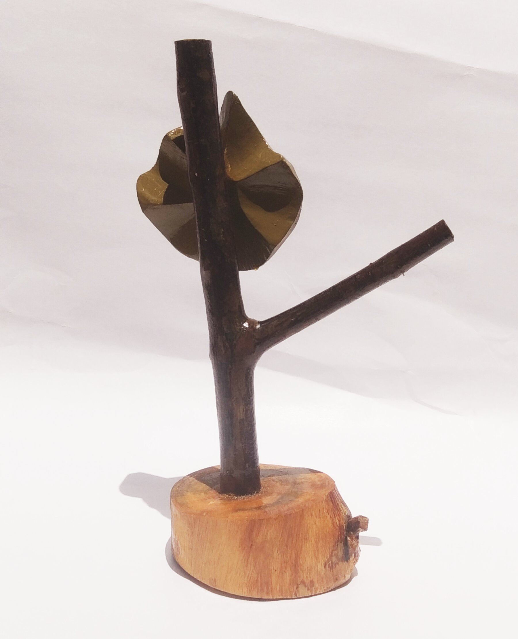 Handmade Multicolor Flower Wooden Branch Showpiece - Image 2