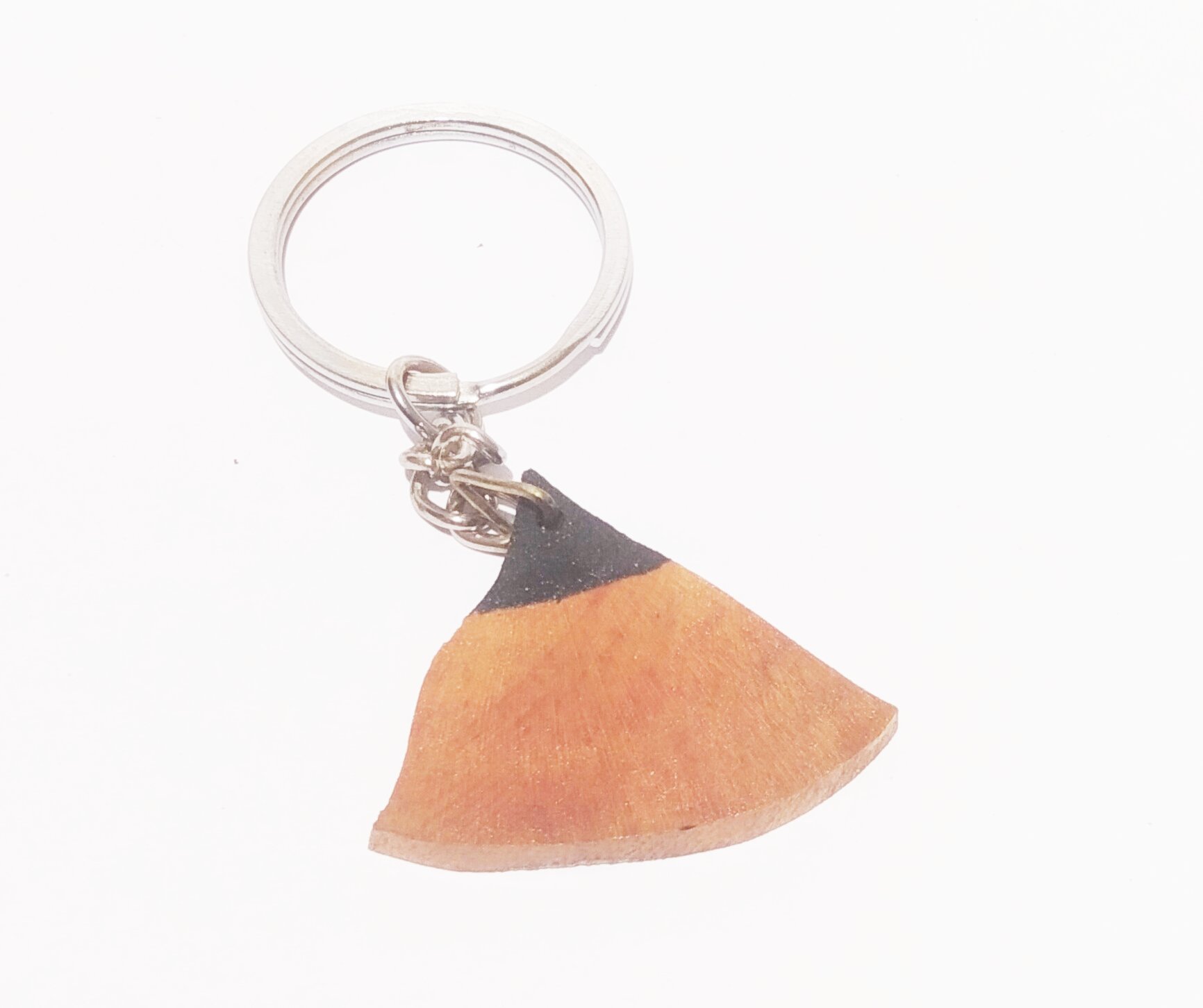 Handmade Wooden Keychain - Mountain Shape (Style 4)