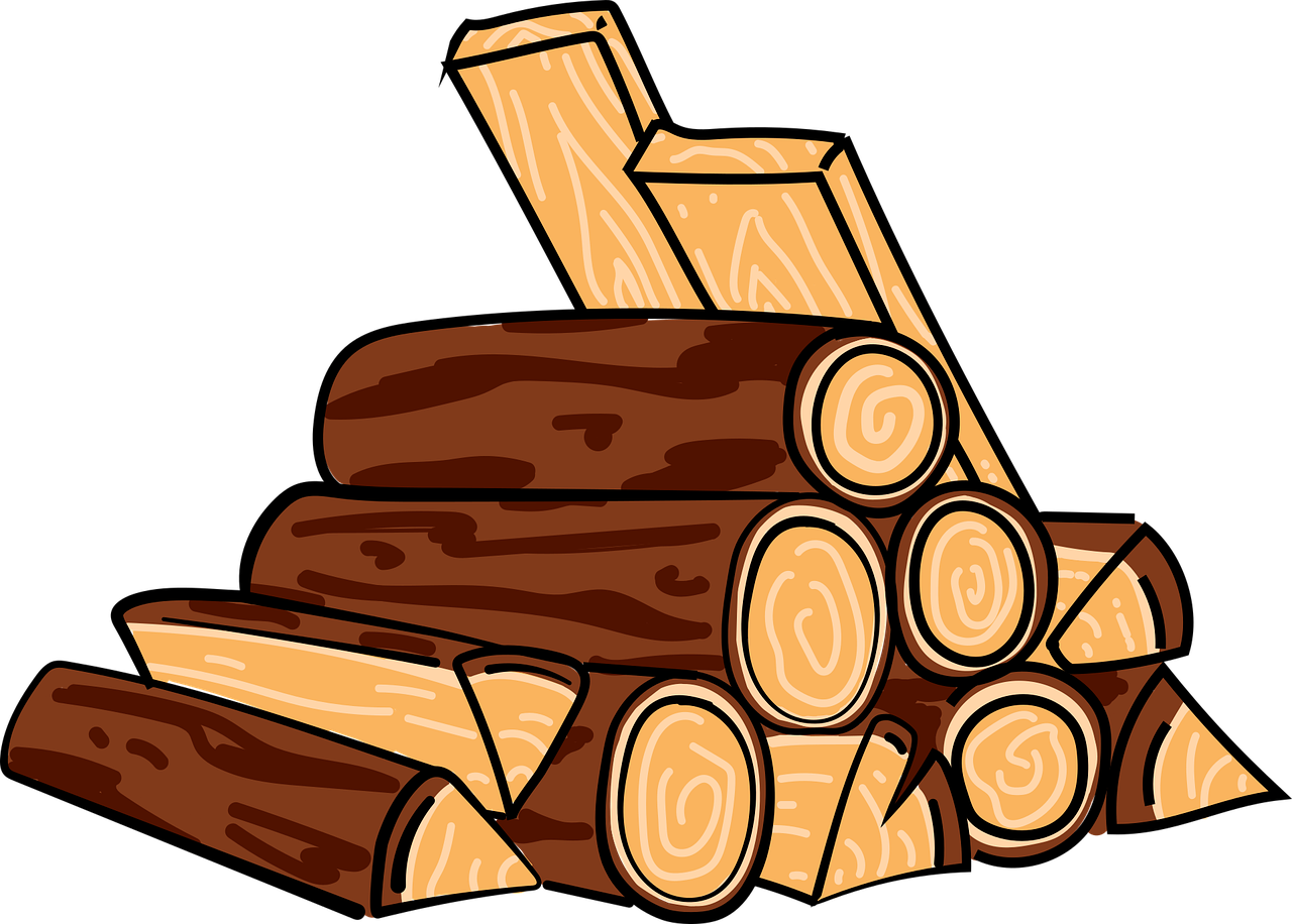 Hand-carved wood art